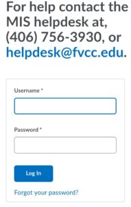 FVCC Student Portal Login