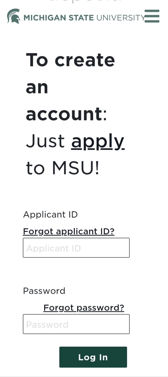 Michigan State University MSU Student Portal