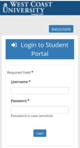 West Coast University Student Portal