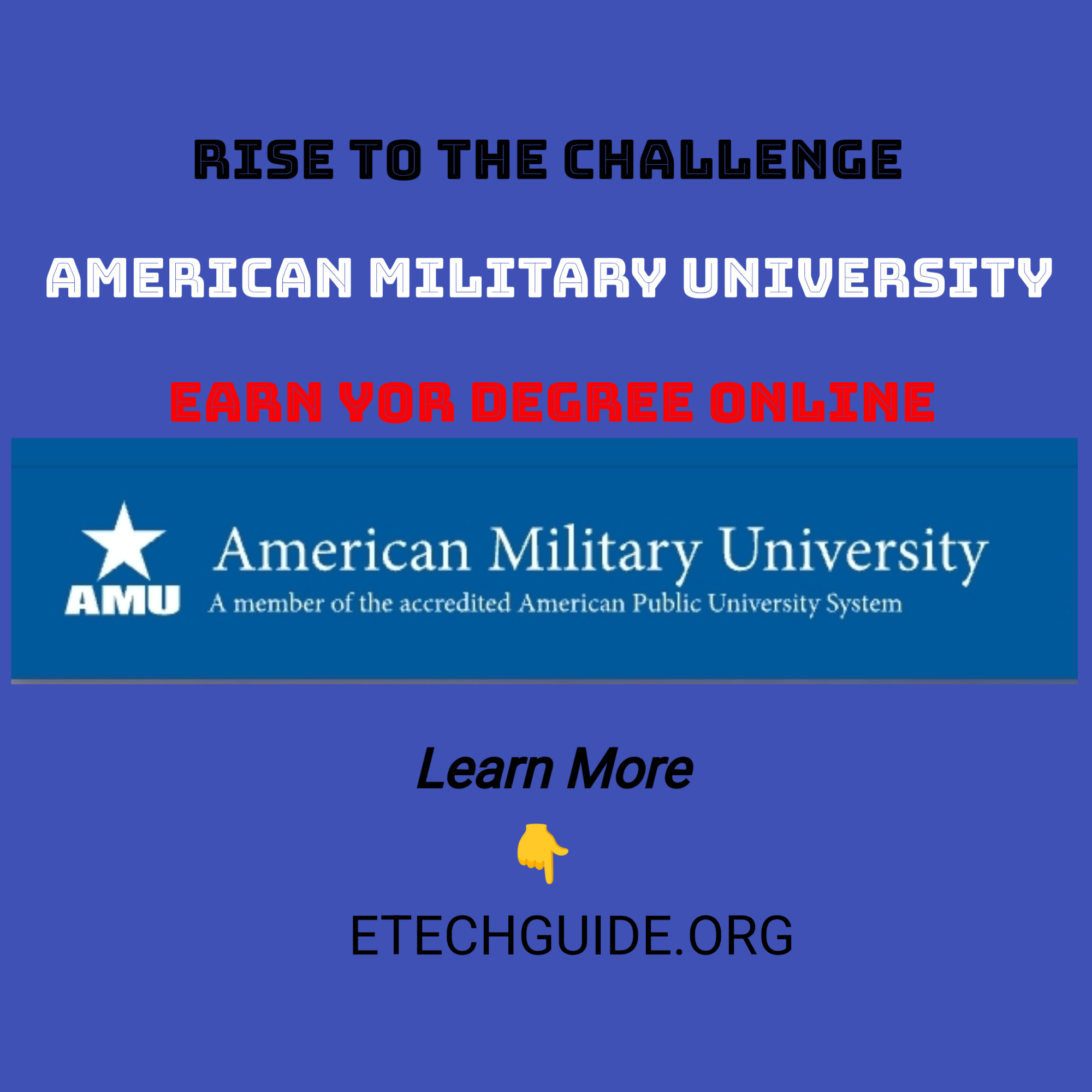American Military University (AMU) | AMU Degrees | American Military University