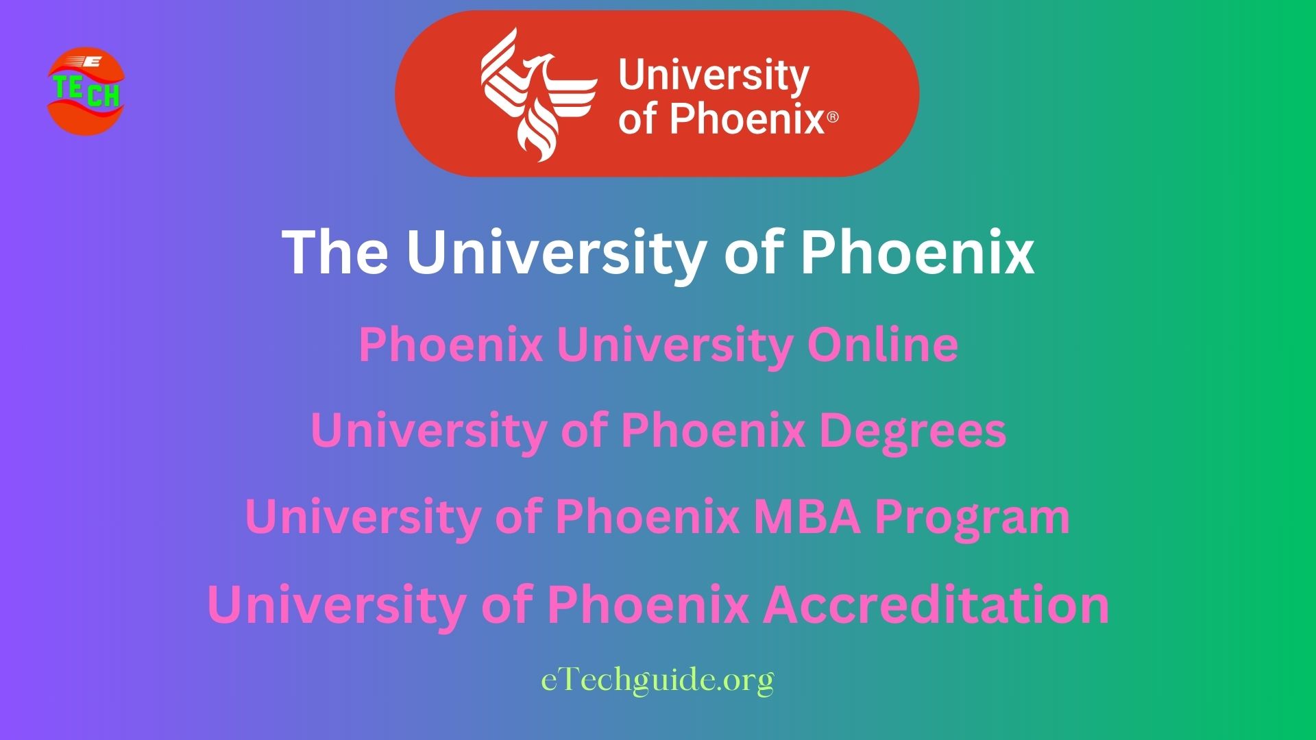 The University of Phoenix Online | University of Phoenix